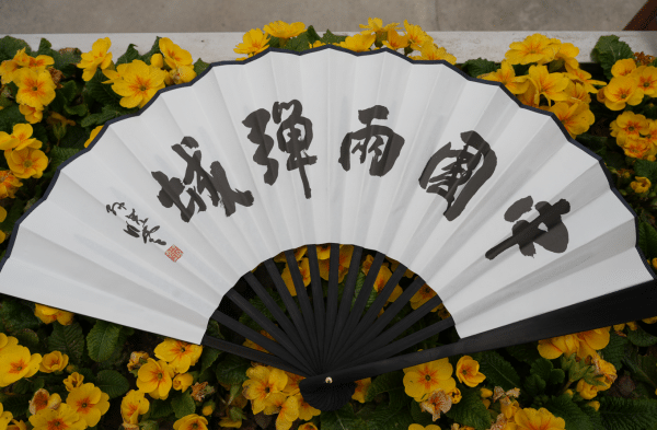 两弹城折扇